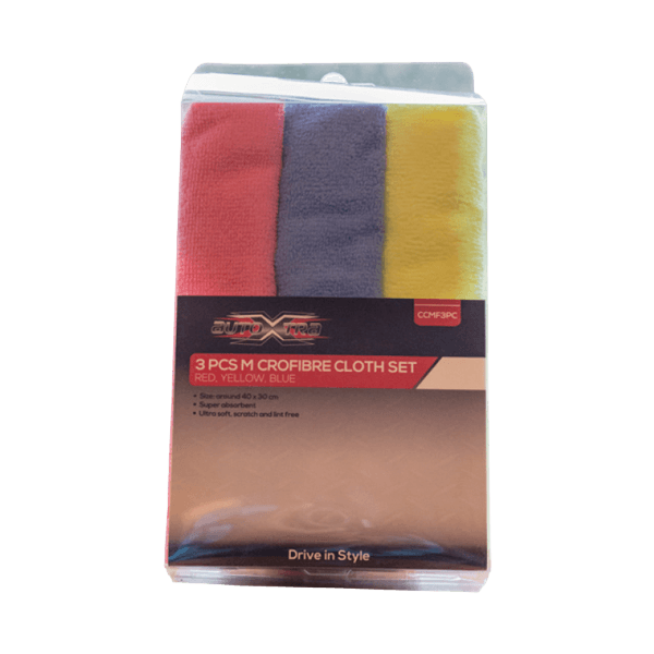 AutoXtra Microfibre Cloths