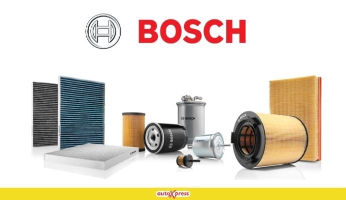 Bosch oil filter, air filter and wiper blades in rwanda
